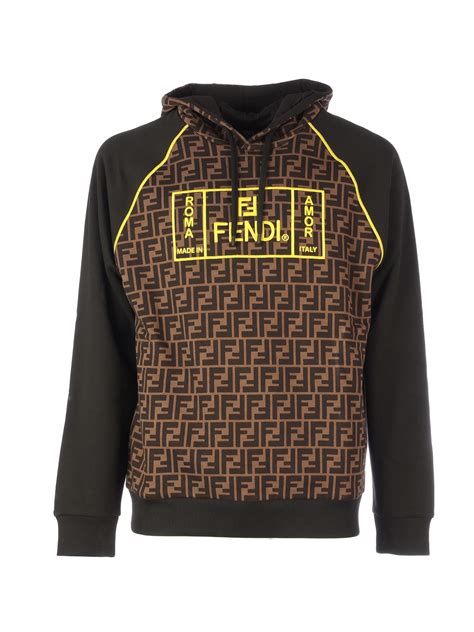 fendi box logo hoodie|Fendi hoodie men's cheap.